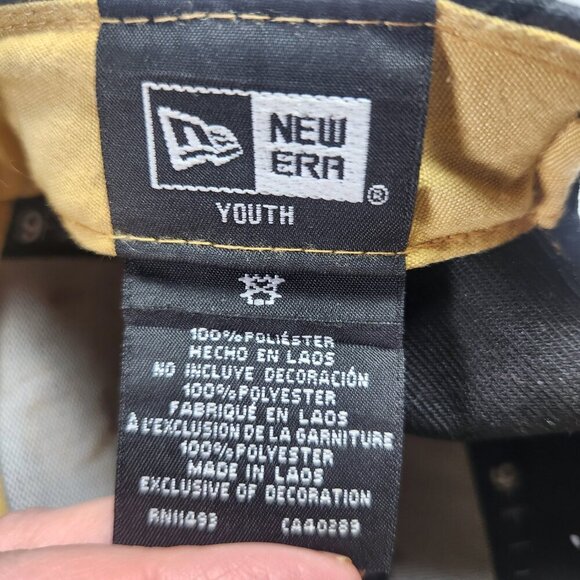 Toronto Raptors NBA Youth Hat Cap City Edition Charcoal Gold Embroidered Logos - Picture 11 of 11